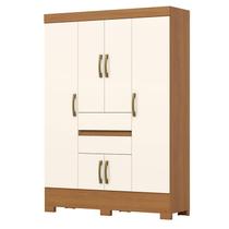 Guarda Roupa Casal 06 Portas 02 Gavetas exteras BS08 Cinamomo Off White - Henn - Briz Guarda Roupa Casal 06 Portas 02 Gavetas exteras BS08 Cinamomo Off White - Henn - Briz