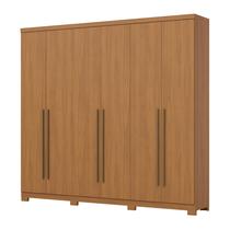 Guarda Roupa Casal 06 Portas 03 Gavetas New Jade D345 Cinamomo - Henn
