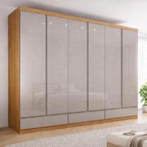 Guarda-roupa Casal 06 Portas 09 Gavetas 100% Mdf Imperial