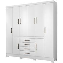 Guarda Roupa Casal 08 Portas 84020 Branco Demobile