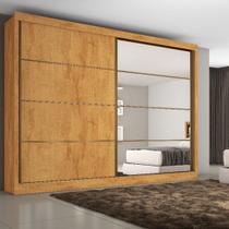 Guarda Roupa Casal 1 Porta Com Espelho Sevilha - Made Marcs