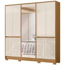 Guarda Roupa Casal 10 P Espelho 216 cm Alasca Moval Guarda Roupa Casal 10 P Espelho 216 cm Alasca Moval