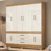 Guarda Roupa Casal 10 Portas e 3 Gavetas Hungria