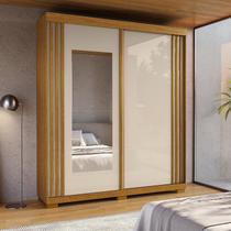 Guarda-roupa Casal 100% MDF 2 Portas Com Espelho 180cm Freesia Espresso Móveis Guarda-roupa Casal 100% MDF 2 Portas Com Espelho 180cm Freesia Espresso Móveis