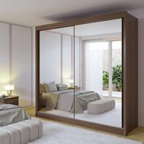 Guarda-roupa Casal 100% Mdf 2 Portas com Espelho 6 Gavetas California