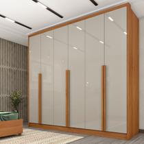 Guarda Roupa Casal 100% MDF 6 Portas 6 Gavetas Sol 243cm Espresso Móveis