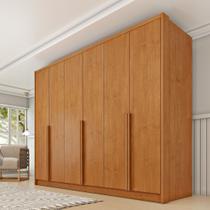 Guarda Roupa Casal 100% MDF 6 Portas 6 Gavetas Sol 243cm Yescasa Bege/Cinamomo Guarda Roupa Casal 100% MDF 6 Portas 6 Gavetas Sol 243cm Yescasa Bege/Cinamomo