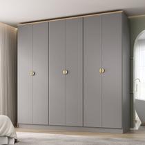 Guarda-Roupa Casal 100% MDF 6 Portas Brescia Cinza/Urbi Guarda-Roupa Casal 100% MDF 6 Portas Brescia Cinza/Urbi