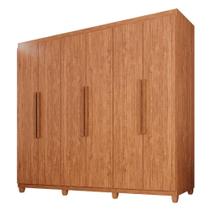 Guarda-Roupa Casal 100% MDF 6 Portas e 4 Gavetas Espanha - Tudo de Móveis