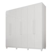 Guarda-Roupa Casal 100% MDF 6 Portas e 4 Gavetas Espanha - Tudo de Móveis