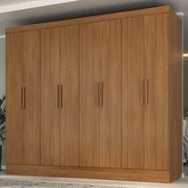 Guarda Roupa Casal 100% MDF 8 Portas 4 Gavetas Jatobá Yescasa Cinamomo