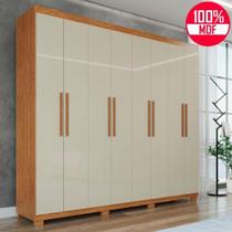 Guarda-roupa Casal 100% Mdf 8 Portas E 4 Gavetas Heros - Tudo De Móveis Cinamomo Guarda-roupa Casal 100% Mdf 8 Portas E 4 Gavetas Heros - Tudo De Móveis Cinamomo
