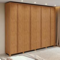 Guarda-roupa Casal 100% Mdf 8 Portas Easy Glow Com Pés Clean