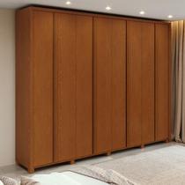 Guarda-Roupa Casal 100% MDF 8 Portas Easy Glow com Pés Frassino