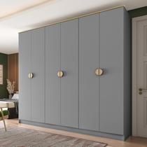 Guarda-Roupa Casal 100% Mdf Bp 6 Portas 4 Gavetas Asti