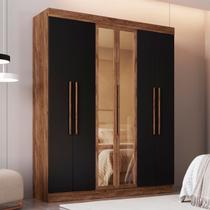 Guarda Roupa Casal 100 Mdf Malibu 6 Portas 2 Gavetas