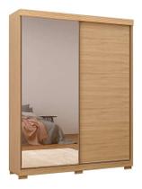 Guarda roupa casal 100% mdf sierra com espelho hanover - village móveis