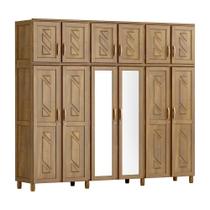 Guarda-roupa Casal 12 Portas Espelho 3 Gavetas Guarda-roupa Casal 12 Portas Espelho 3 Gavetas