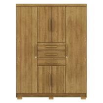 Guarda Roupa Casal 151 Cm 6 Portas 3 Gavetas Vlr Nature