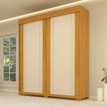 Guarda Roupa Casal 180cm 2 Portas de Correr Flex Color 100% MDF Yasamen Espresso Móveis