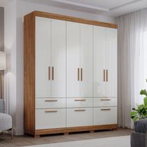 Guarda-roupa Casal 192cm 7 Portas 5 Gavetas 100% Mdf Coimbra Espresso Móveis