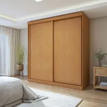 Guarda-roupa Casal 2 Portas 2 Gavetas Zeine