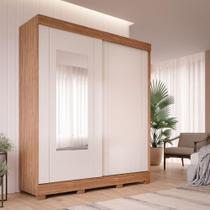 Guarda-Roupa Casal 2 Portas 3 Gavetas Com Espelho Ilheus