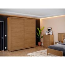 Guarda Roupa Casal 2 Portas 4 Gavetas 100% MDF Vilage