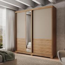 Guarda Roupa Casal 2 Portas 4 Gavetas Madrid Carraro Freijó c/ Avelã Guarda Roupa Casal 2 Portas 4 Gavetas Madrid Carraro Freijó c/ Avelã