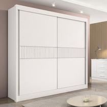 Guarda-roupa Casal 2 Portas 6 Gavetas 100% Mdf Hawai Ripado Guarda-roupa Casal 2 Portas 6 Gavetas 100% Mdf Hawai Ripado