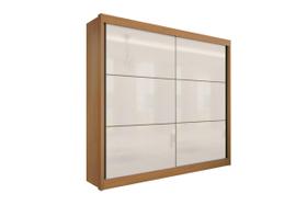 Guarda Roupa Casal 2 Portas 6 Gavetas Cancun Cinamomo Off D'Doro