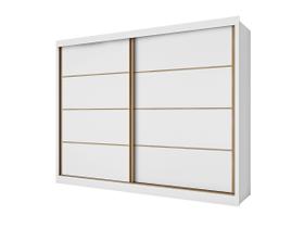 Guarda Roupa Casal 2 Portas 6 Gavetas Sevilha Branco - Made Marcs