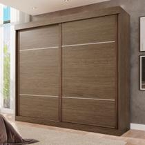 Guarda Roupa Casal 2 Portas 6 Gavetas Trancoso Marrom/New Canion/Off White Guarda Roupa Casal 2 Portas 6 Gavetas Trancoso Marrom/New Canion/Off White