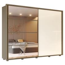 Guarda-Roupa Casal 2 Portas Correr 6 Gavetas Cavic Henn Roupeiro