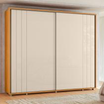 Guarda Roupa Casal 2 Portas de Correr 100% MDF com Pés Dali