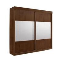 Guarda Roupa Casal 2 Portas de Correr Com Espelho Trancoso - Móveis Valverde - New Canion