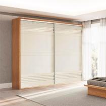 Guarda Roupa Casal 2 Portas de Correr Dalla Costa MDF 2,67 m
