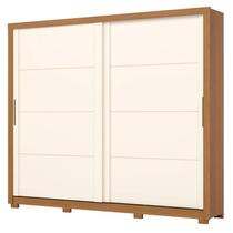 Guarda Roupa Casal 2 Portas Deslizantes 4 Gavetas Palace D237 Cinamomo Off White - Henn Guarda Roupa Casal 2 Portas Deslizantes 4 Gavetas Palace D237 Cinamomo Off White - Henn