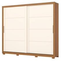 Guarda Roupa Casal 2 Portas Deslizantes 4 Gavetas Palace D237 Cinamomo Off White - Henn Guarda Roupa Casal 2 Portas Deslizantes 4 Gavetas Palace D237 Cinamomo Off White - Henn