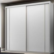 Guarda Roupa Casal 2 Portas MDF Ripado 2,07 m Imperium Belmax
