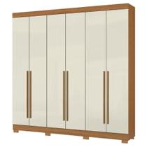 Guarda Roupa Casal 2030230 6 Portas 230 Cm Cinamomo Areia Armoveis Guarda Roupa Casal 2030230 6 Portas 230 Cm Cinamomo Areia Armoveis