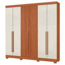Guarda Roupa Casal 2030230 6 Portas 230 Cm Cinamomo Off White Ripado Armoveis Guarda Roupa Casal 2030230 6 Portas 230 Cm Cinamomo Off White Ripado Armoveis