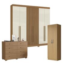 Guarda Roupa Casal 2030230 Atacama Areia com Multiuso New 2000192 e Cômoda 2014148 Atacama - Aramóveis Guarda Roupa Casal 2030230 Atacama Areia com Multiuso New 2000192 e Cômoda 2014148 Atacama - Aramóveis