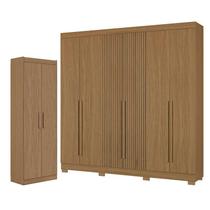 Guarda Roupa Casal 2030230 e Armário Multiuso 2000191 Atacama - Aramóveis