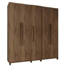 Guarda Roupa Casal 228cm 5 Portas Munique RV Móveis Freijo Guarda Roupa Casal 228cm 5 Portas Munique RV Móveis Freijo