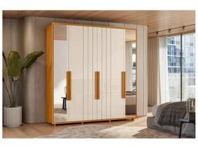 Guarda Roupa Casal 230cm 6 Portas 4 Gavetas Espelho Veronese