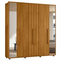 Guarda Roupa Casal 230cm Com Espelho Barok Cinamomo Z10 - Mpozenato Guarda Roupa Casal 230cm Com Espelho Barok Cinamomo Z10 - Mpozenato