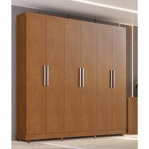 Guarda Roupa Casal 237x233cm 6 Portas 3 Gavetas Mônaco Guarda Roupa Casal 237x233cm 6 Portas 3 Gavetas Mônaco