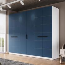 Guarda Roupa Casal 242,1cm com 6 Portas e 4 Gavetas 240843 Lisboa Politorno Móveis