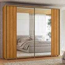 Guarda Roupa Casal 278cm 2 portas 8 Gavetas 2 Espelho Dali